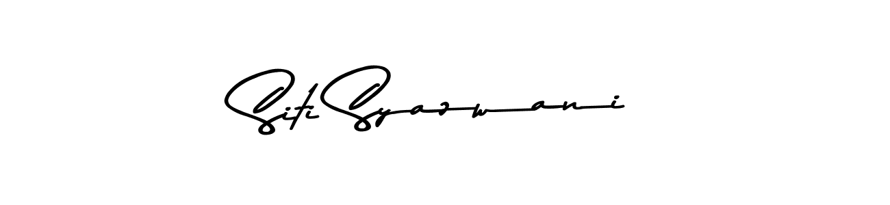 You can use this online signature creator to create a handwritten signature for the name Siti Syazwani. This is the best online autograph maker. Siti Syazwani signature style 9 images and pictures png