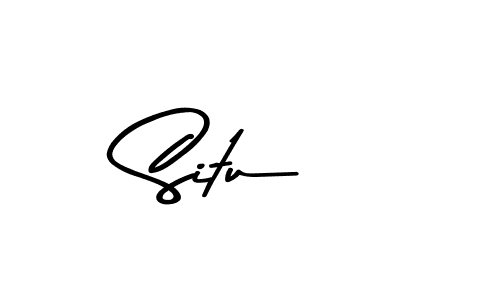 Create a beautiful signature design for name Situ . With this signature (Asem Kandis PERSONAL USE) fonts, you can make a handwritten signature for free. Situ  signature style 9 images and pictures png