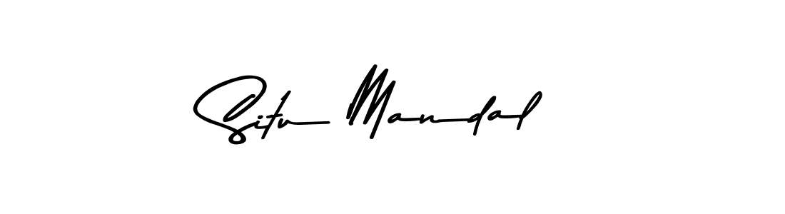 The best way (Asem Kandis PERSONAL USE) to make a short signature is to pick only two or three words in your name. The name Situ Mandal include a total of six letters. For converting this name. Situ Mandal signature style 9 images and pictures png