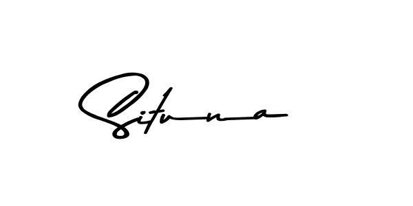 Design your own signature with our free online signature maker. With this signature software, you can create a handwritten (Asem Kandis PERSONAL USE) signature for name Situna. Situna signature style 9 images and pictures png