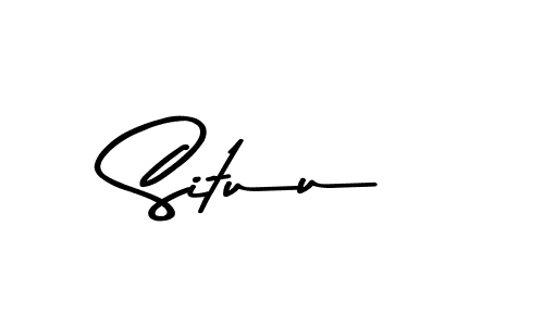 How to make Situu signature? Asem Kandis PERSONAL USE is a professional autograph style. Create handwritten signature for Situu name. Situu signature style 9 images and pictures png