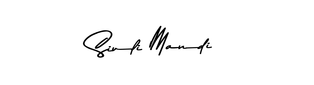 Similarly Asem Kandis PERSONAL USE is the best handwritten signature design. Signature creator online .You can use it as an online autograph creator for name Siuli Mandi. Siuli Mandi signature style 9 images and pictures png