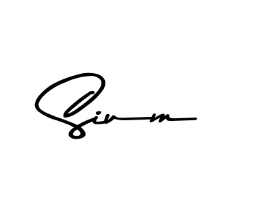 Asem Kandis PERSONAL USE is a professional signature style that is perfect for those who want to add a touch of class to their signature. It is also a great choice for those who want to make their signature more unique. Get Sium name to fancy signature for free. Sium signature style 9 images and pictures png