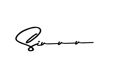 Similarly Asem Kandis PERSONAL USE is the best handwritten signature design. Signature creator online .You can use it as an online autograph creator for name Siuuu. Siuuu signature style 9 images and pictures png