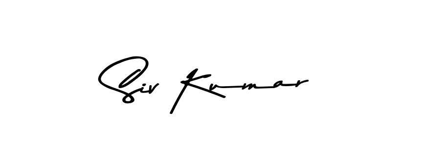 Design your own signature with our free online signature maker. With this signature software, you can create a handwritten (Asem Kandis PERSONAL USE) signature for name Siv Kumar. Siv Kumar signature style 9 images and pictures png