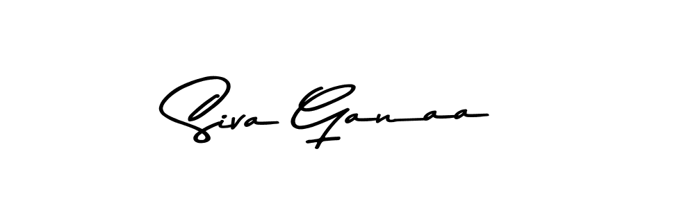 Design your own signature with our free online signature maker. With this signature software, you can create a handwritten (Asem Kandis PERSONAL USE) signature for name Siva Ganaa. Siva Ganaa signature style 9 images and pictures png