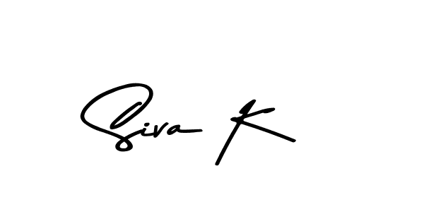 How to make Siva K name signature. Use Asem Kandis PERSONAL USE style for creating short signs online. This is the latest handwritten sign. Siva K signature style 9 images and pictures png