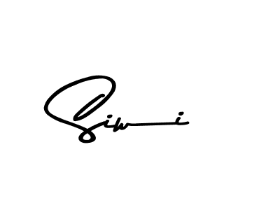 You should practise on your own different ways (Asem Kandis PERSONAL USE) to write your name (Siwi) in signature. don't let someone else do it for you. Siwi signature style 9 images and pictures png