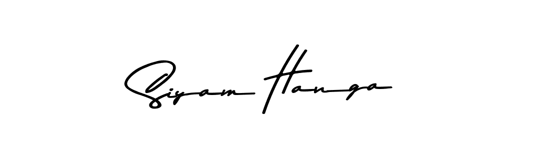 Siyam Hanga stylish signature style. Best Handwritten Sign (Asem Kandis PERSONAL USE) for my name. Handwritten Signature Collection Ideas for my name Siyam Hanga. Siyam Hanga signature style 9 images and pictures png