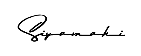 Enhance your business communications with Siyamahi signature in Asem Kandis PERSONAL USE lettering. Clean, modern, and universally compatible. Siyamahi signature style 9 images and pictures png