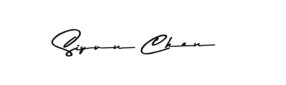 Similarly Asem Kandis PERSONAL USE is the best handwritten signature design. Signature creator online .You can use it as an online autograph creator for name Siyun Chen. Siyun Chen signature style 9 images and pictures png