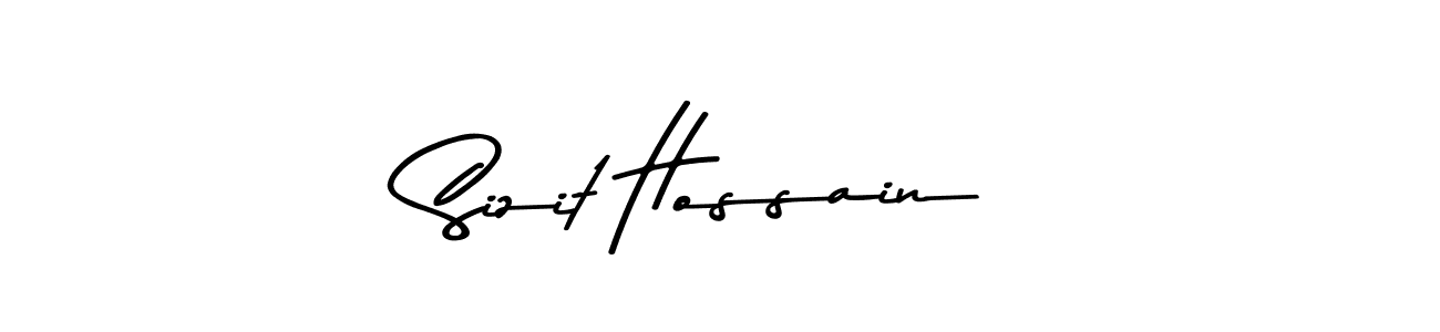 Design your own signature with our free online signature maker. With this signature software, you can create a handwritten (Asem Kandis PERSONAL USE) signature for name Sizit Hossain. Sizit Hossain signature style 9 images and pictures png