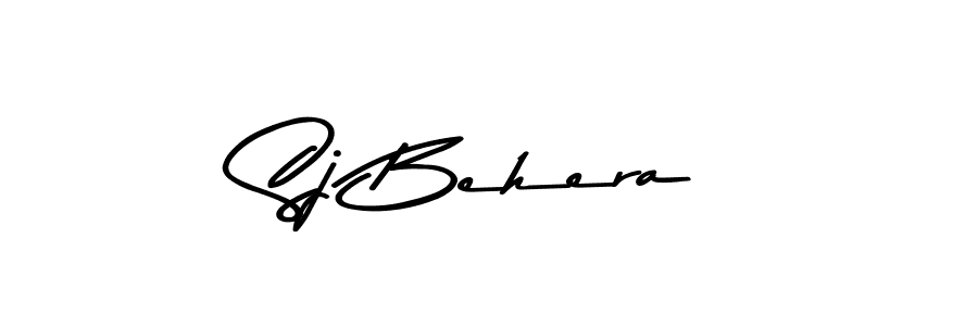 Make a beautiful signature design for name Sj Behera. With this signature (Asem Kandis PERSONAL USE) style, you can create a handwritten signature for free. Sj Behera signature style 9 images and pictures png
