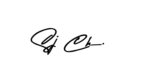 You should practise on your own different ways (Asem Kandis PERSONAL USE) to write your name (Sj Ch.) in signature. don't let someone else do it for you. Sj Ch. signature style 9 images and pictures png