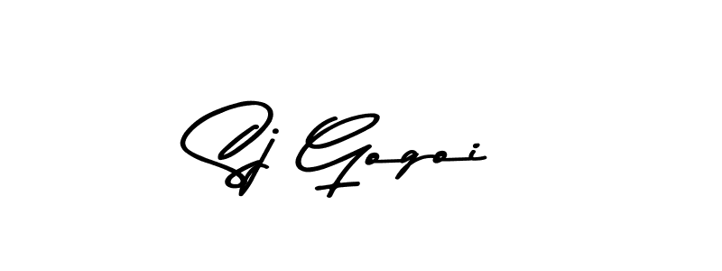Here are the top 10 professional signature styles for the name Sj Gogoi. These are the best autograph styles you can use for your name. Sj Gogoi signature style 9 images and pictures png