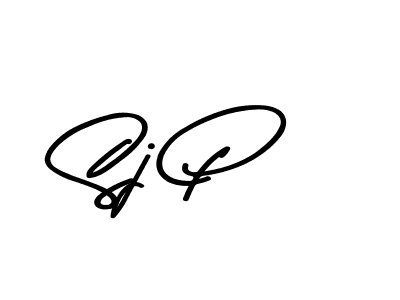 Use a signature maker to create a handwritten signature online. With this signature software, you can design (Asem Kandis PERSONAL USE) your own signature for name Sj P. Sj P signature style 9 images and pictures png