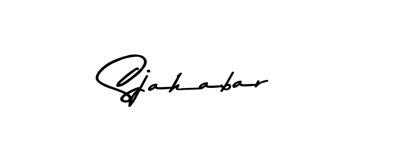 How to make Sjahabar name signature. Use Asem Kandis PERSONAL USE style for creating short signs online. This is the latest handwritten sign. Sjahabar signature style 9 images and pictures png