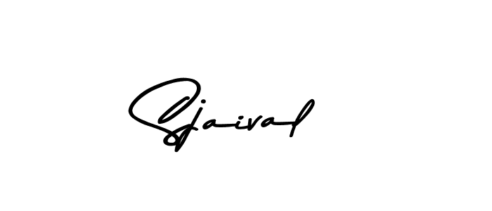 How to make Sjaival name signature. Use Asem Kandis PERSONAL USE style for creating short signs online. This is the latest handwritten sign. Sjaival signature style 9 images and pictures png