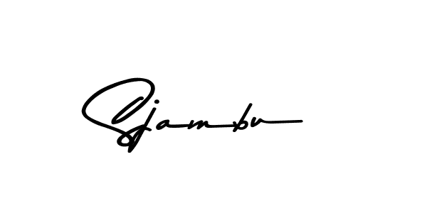 Make a beautiful signature design for name Sjambu. Use this online signature maker to create a handwritten signature for free. Sjambu signature style 9 images and pictures png