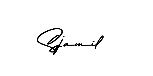 The best way (Asem Kandis PERSONAL USE) to make a short signature is to pick only two or three words in your name. The name Sjamil include a total of six letters. For converting this name. Sjamil signature style 9 images and pictures png