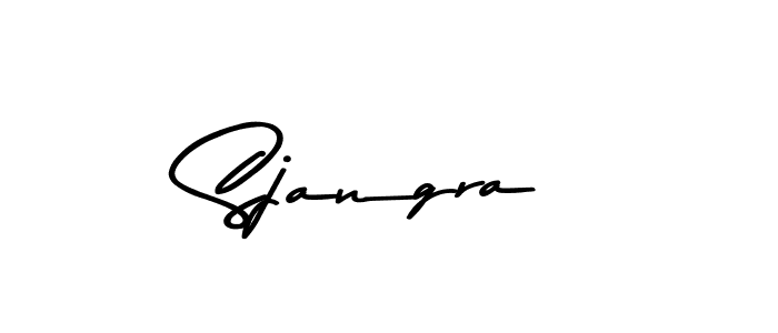 Similarly Asem Kandis PERSONAL USE is the best handwritten signature design. Signature creator online .You can use it as an online autograph creator for name Sjangra. Sjangra signature style 9 images and pictures png