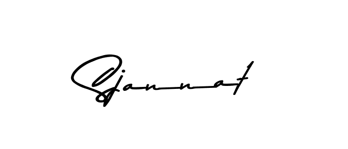 How to make Sjannat signature? Asem Kandis PERSONAL USE is a professional autograph style. Create handwritten signature for Sjannat name. Sjannat signature style 9 images and pictures png