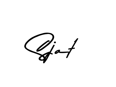 Asem Kandis PERSONAL USE is a professional signature style that is perfect for those who want to add a touch of class to their signature. It is also a great choice for those who want to make their signature more unique. Get Sjat name to fancy signature for free. Sjat signature style 9 images and pictures png