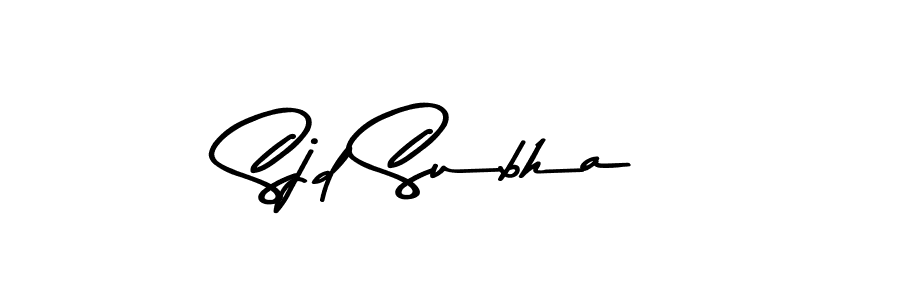 Design your own signature with our free online signature maker. With this signature software, you can create a handwritten (Asem Kandis PERSONAL USE) signature for name Sjd Subha. Sjd Subha signature style 9 images and pictures png