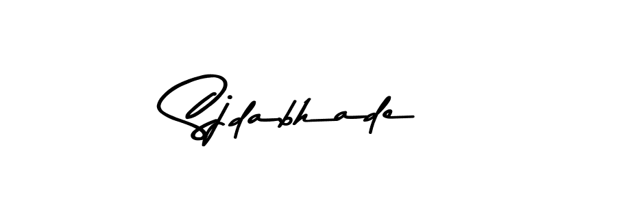 How to make Sjdabhade signature? Asem Kandis PERSONAL USE is a professional autograph style. Create handwritten signature for Sjdabhade name. Sjdabhade signature style 9 images and pictures png