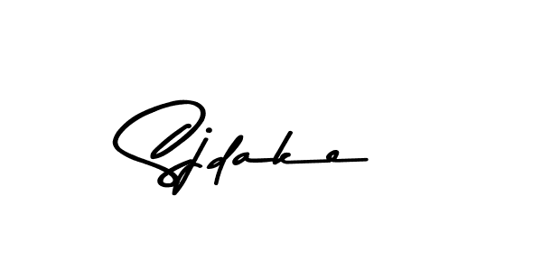 How to Draw Sjdake signature style? Asem Kandis PERSONAL USE is a latest design signature styles for name Sjdake. Sjdake signature style 9 images and pictures png