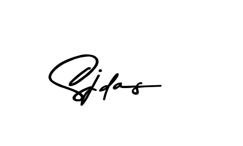 Create a beautiful signature design for name Sjdas. With this signature (Asem Kandis PERSONAL USE) fonts, you can make a handwritten signature for free. Sjdas signature style 9 images and pictures png