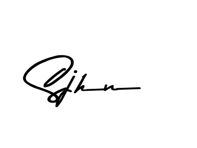 The best way (Asem Kandis PERSONAL USE) to make a short signature is to pick only two or three words in your name. The name Sjhn include a total of six letters. For converting this name. Sjhn signature style 9 images and pictures png