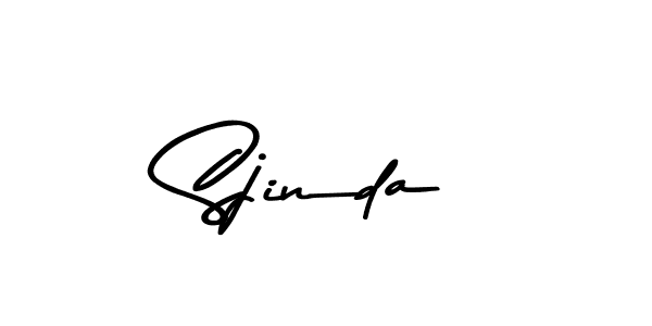 Sjinda stylish signature style. Best Handwritten Sign (Asem Kandis PERSONAL USE) for my name. Handwritten Signature Collection Ideas for my name Sjinda. Sjinda signature style 9 images and pictures png