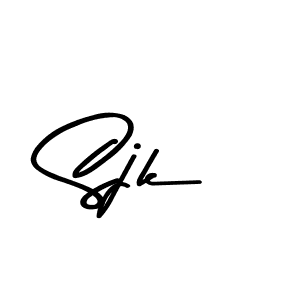Also we have Sjk name is the best signature style. Create professional handwritten signature collection using Asem Kandis PERSONAL USE autograph style. Sjk signature style 9 images and pictures png