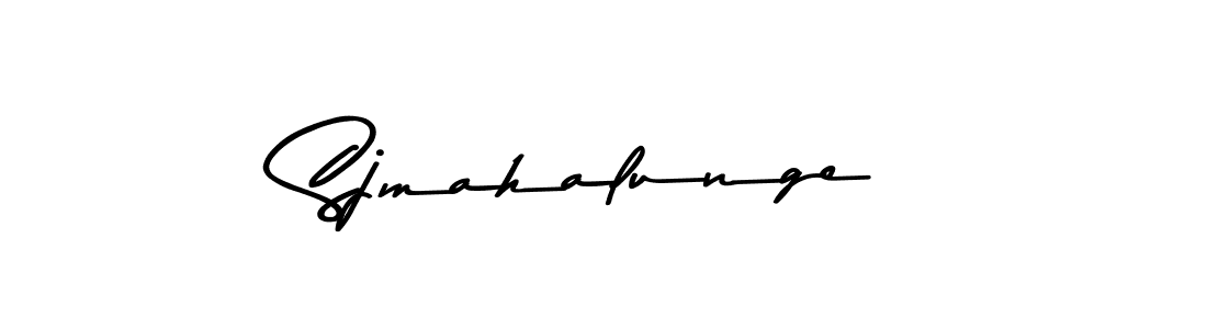 Sjmahalunge stylish signature style. Best Handwritten Sign (Asem Kandis PERSONAL USE) for my name. Handwritten Signature Collection Ideas for my name Sjmahalunge. Sjmahalunge signature style 9 images and pictures png