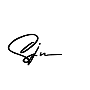 This is the best signature style for the Sjn name. Also you like these signature font (Asem Kandis PERSONAL USE). Mix name signature. Sjn signature style 9 images and pictures png