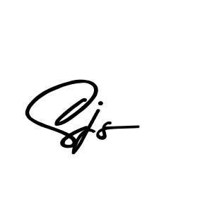 Sjs stylish signature style. Best Handwritten Sign (Asem Kandis PERSONAL USE) for my name. Handwritten Signature Collection Ideas for my name Sjs. Sjs signature style 9 images and pictures png