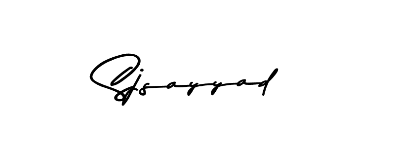 Similarly Asem Kandis PERSONAL USE is the best handwritten signature design. Signature creator online .You can use it as an online autograph creator for name Sjsayyad. Sjsayyad signature style 9 images and pictures png