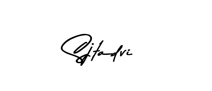 Make a beautiful signature design for name Sjtadvi. With this signature (Asem Kandis PERSONAL USE) style, you can create a handwritten signature for free. Sjtadvi signature style 9 images and pictures png