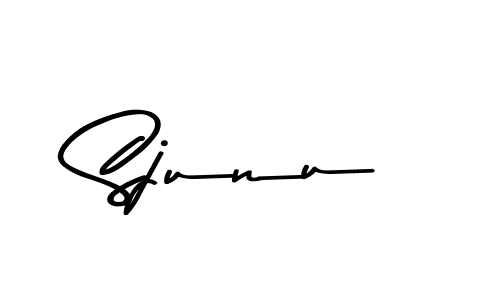 Once you've used our free online signature maker to create your best signature Asem Kandis PERSONAL USE style, it's time to enjoy all of the benefits that Sjunu name signing documents. Sjunu signature style 9 images and pictures png