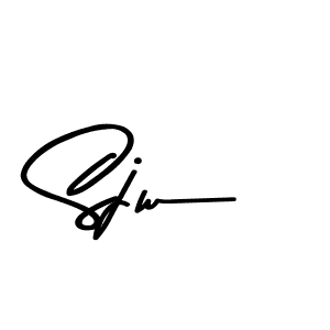 How to make Sjw name signature. Use Asem Kandis PERSONAL USE style for creating short signs online. This is the latest handwritten sign. Sjw signature style 9 images and pictures png