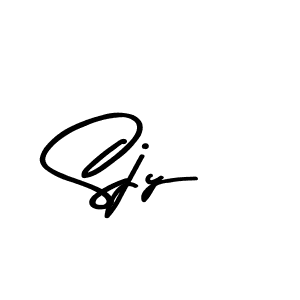 Sjy stylish signature style. Best Handwritten Sign (Asem Kandis PERSONAL USE) for my name. Handwritten Signature Collection Ideas for my name Sjy. Sjy signature style 9 images and pictures png