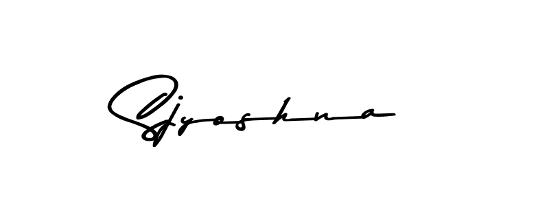 Use a signature maker to create a handwritten signature online. With this signature software, you can design (Asem Kandis PERSONAL USE) your own signature for name Sjyoshna. Sjyoshna signature style 9 images and pictures png