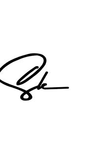 Also You can easily find your signature by using the search form. We will create Sk name handwritten signature images for you free of cost using Asem Kandis PERSONAL USE sign style. Sk signature style 9 images and pictures png