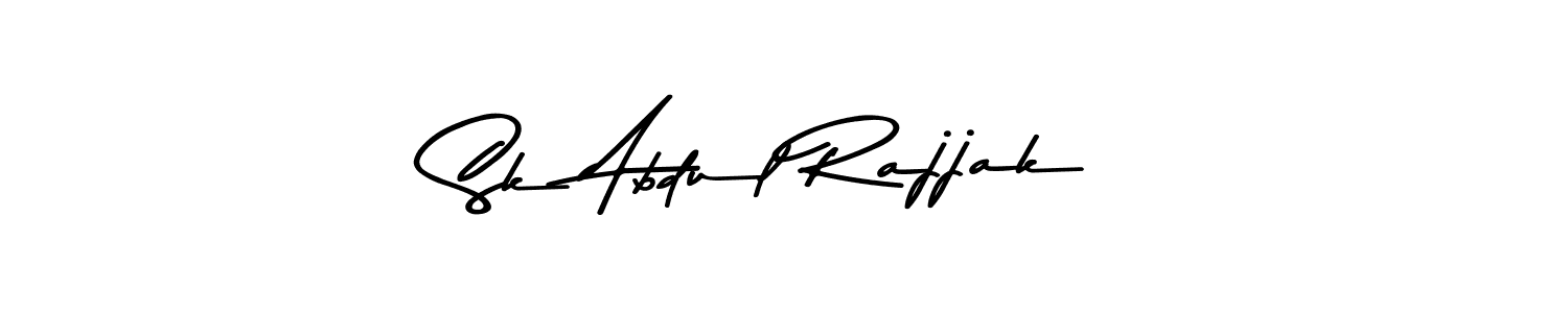 How to make Sk Abdul Rajjak name signature. Use Asem Kandis PERSONAL USE style for creating short signs online. This is the latest handwritten sign. Sk Abdul Rajjak signature style 9 images and pictures png