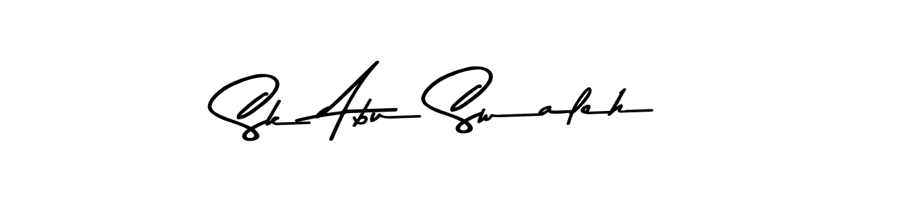 Make a beautiful signature design for name Sk Abu Swaleh. With this signature (Asem Kandis PERSONAL USE) style, you can create a handwritten signature for free. Sk Abu Swaleh signature style 9 images and pictures png