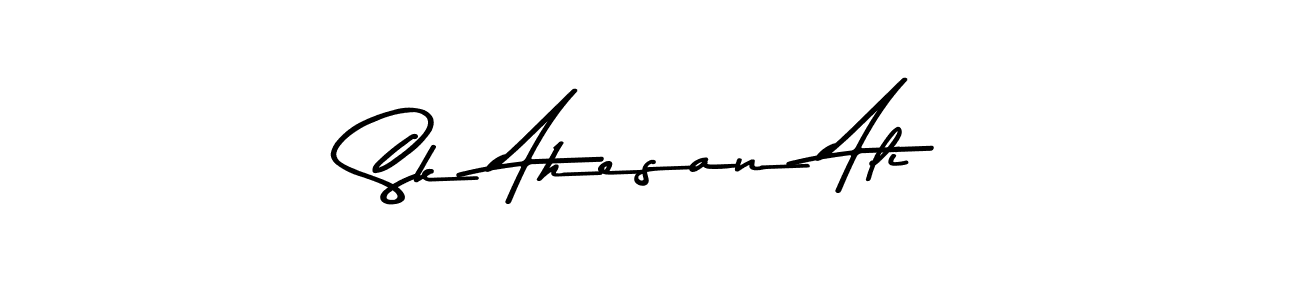 Here are the top 10 professional signature styles for the name Sk Ahesan Ali. These are the best autograph styles you can use for your name. Sk Ahesan Ali signature style 9 images and pictures png