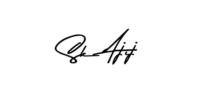 The best way (Asem Kandis PERSONAL USE) to make a short signature is to pick only two or three words in your name. The name Sk Ajij include a total of six letters. For converting this name. Sk Ajij signature style 9 images and pictures png