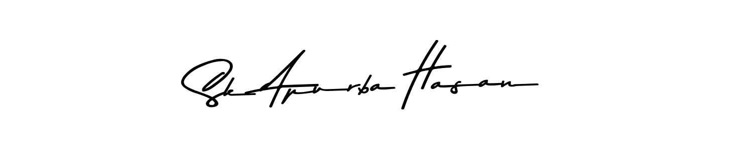 How to make Sk Apurba Hasan name signature. Use Asem Kandis PERSONAL USE style for creating short signs online. This is the latest handwritten sign. Sk Apurba Hasan signature style 9 images and pictures png