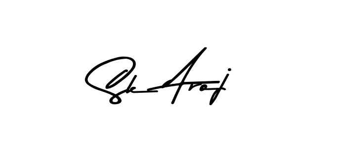Use a signature maker to create a handwritten signature online. With this signature software, you can design (Asem Kandis PERSONAL USE) your own signature for name Sk Aroj. Sk Aroj signature style 9 images and pictures png